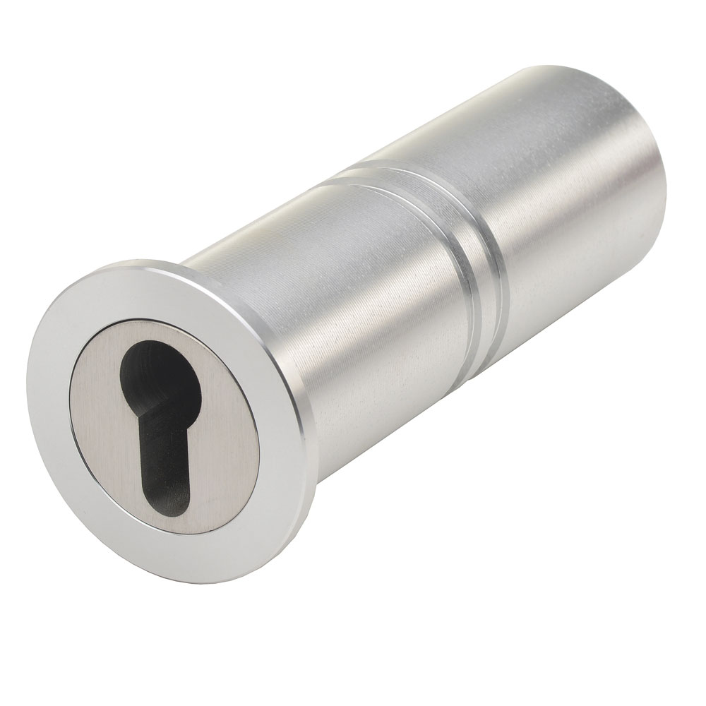 Schlüsselsafe vorgerichtet für Profilhalbzylinder Gehäusedeckel aus Edelstahl / Abm.: 47 x 145 mm