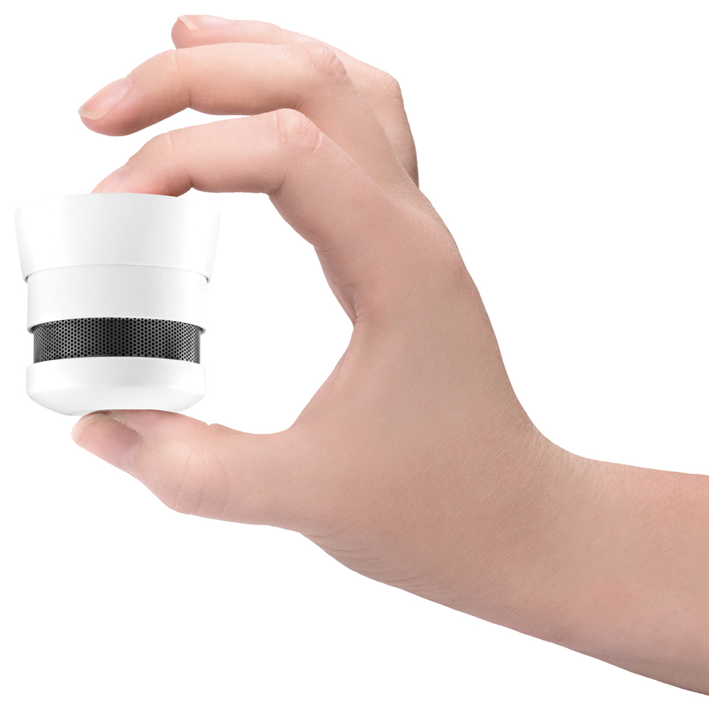 CAVIUS-Invisible-Rauchmelder / mit Q-Label mit integr. 10-Jahresbatterie / SONDERNETTOPREIS