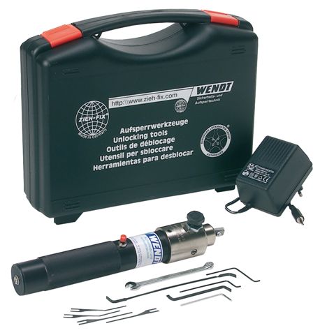 Elektro-Pick-Set III im Koffer inkl. je 4 Spannwerkzeugen und 4 Picknadeln