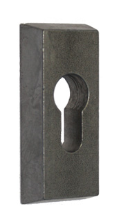 Sicherheitsaußenrosette aus Stahl / 10 mm stark mit Sacklochgewinde / zum Anschweißen