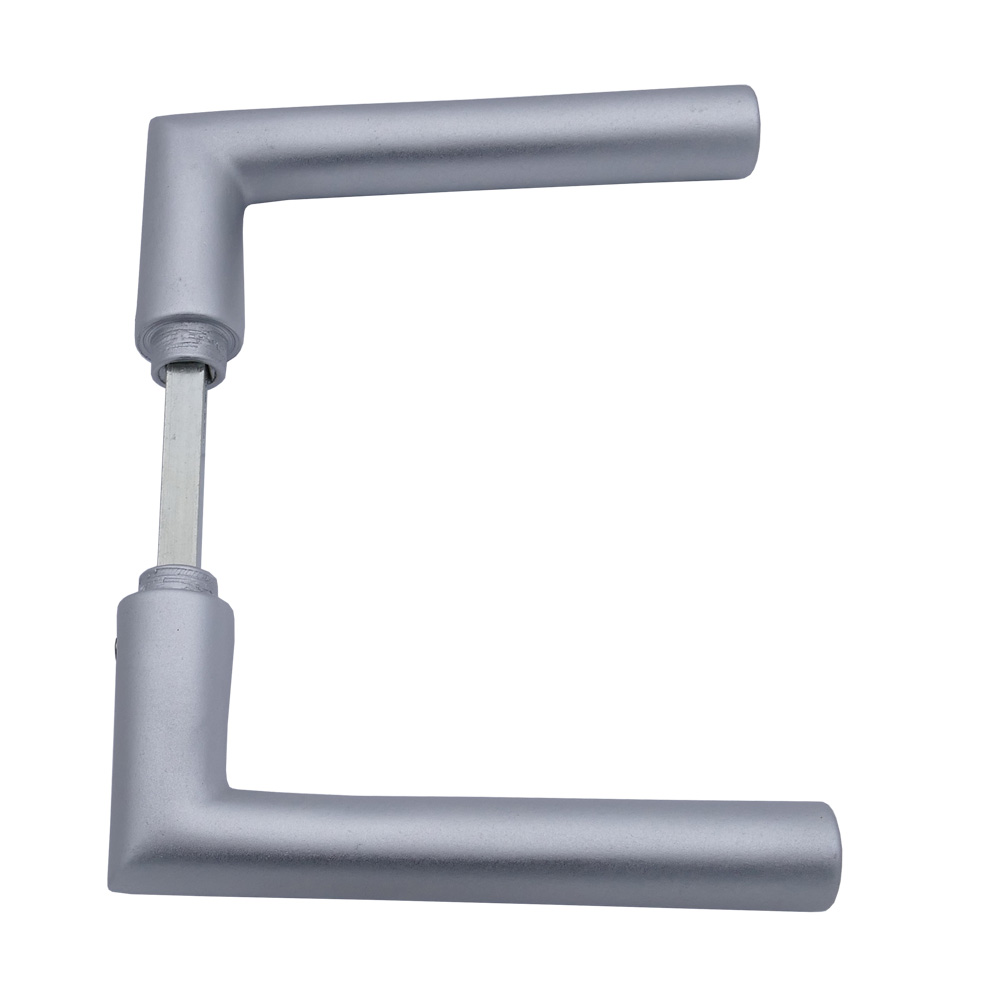 CL-Form-Glastürdrückerpaar / 8 mm für Glastürschloss / Alu F1-eloxiert