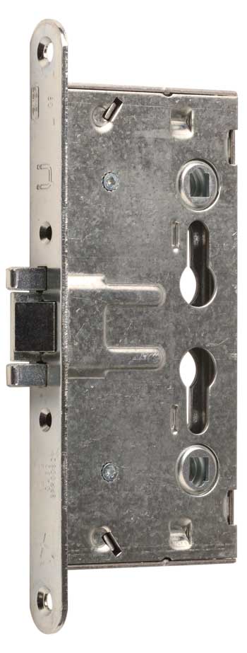 FH-Einsteckschloss für Feuerschutzabschlüsse / Nr. 1739PZW / 72 mm Entferung / 9 mm Nuss / 65 Dorn