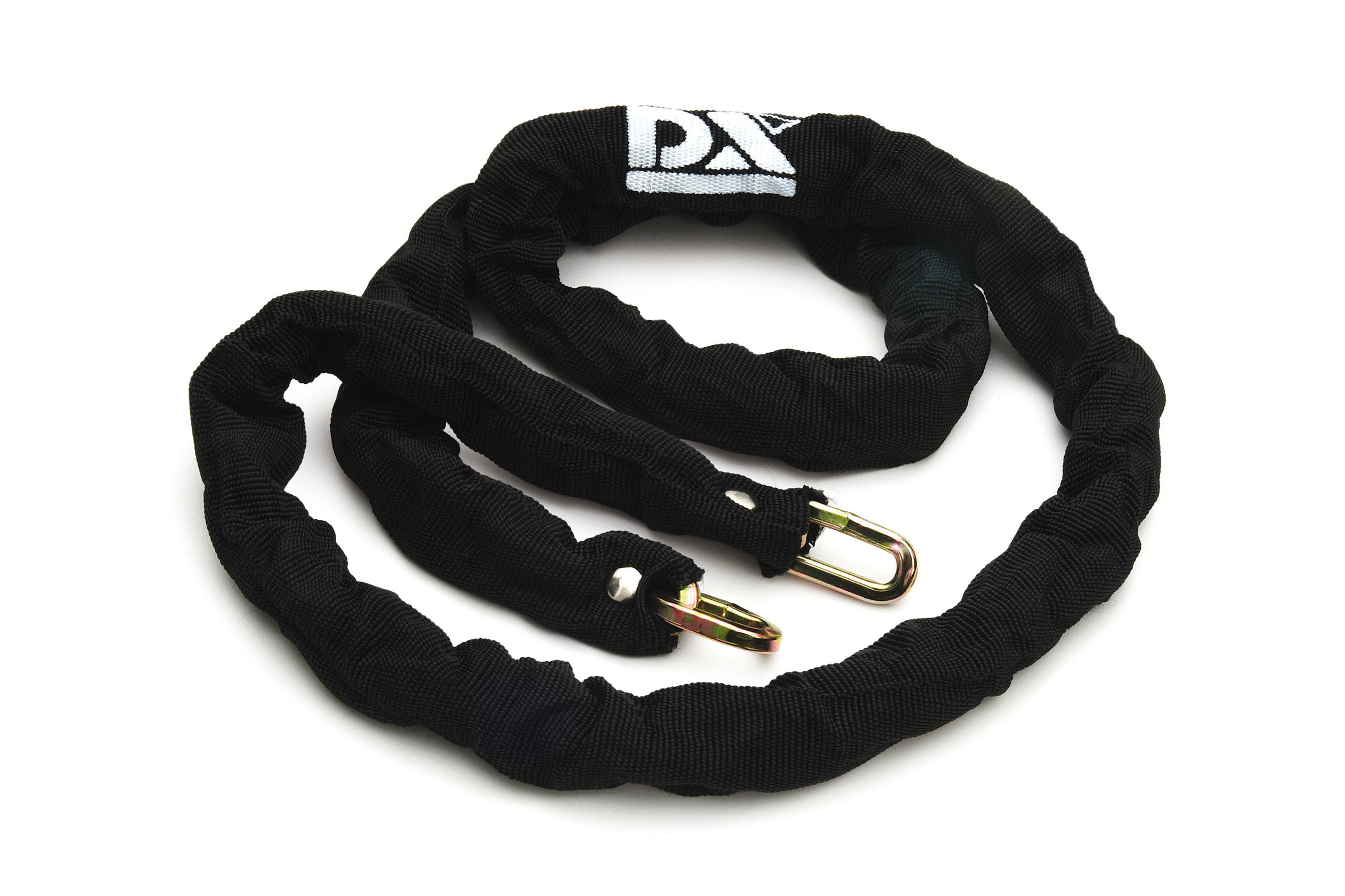 10 mm starke, gehärtete Vierkantkette mit Nylon-Ummantelung / 90 lang