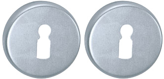 BB-Rosette / rund / F1-eloxiert mit unsichtbarer Verschraubung