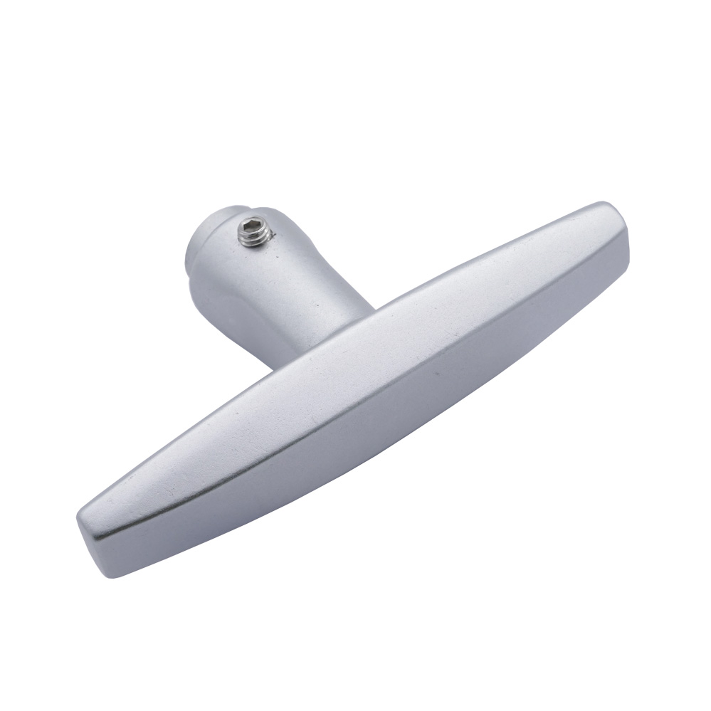 Garagentorolivenlochteil / 9 mm / F1-eloxiert mit A-Verbindung / mit Ansatzführung