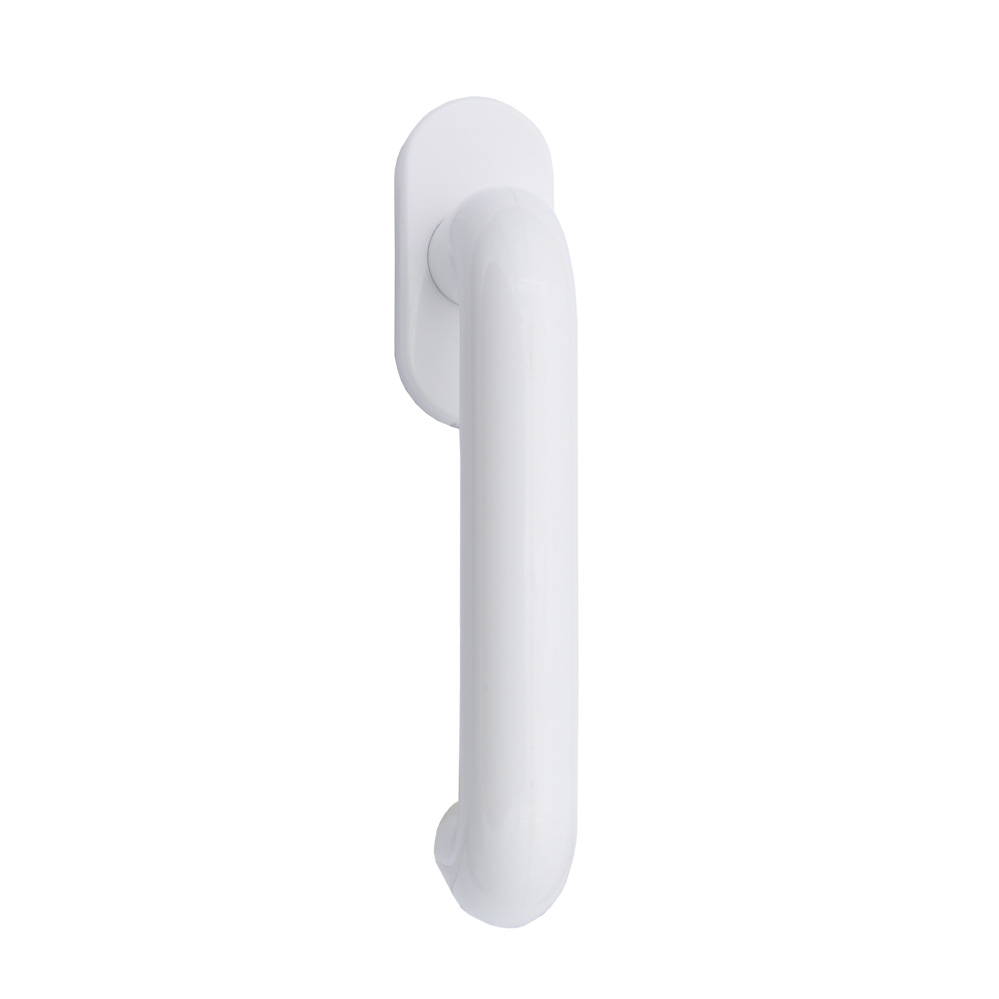 Nylon-Fenstergriff Nr. 3000 / Farbe: weiß 7 mm Vierkant / Stift 32 mm vorstehend