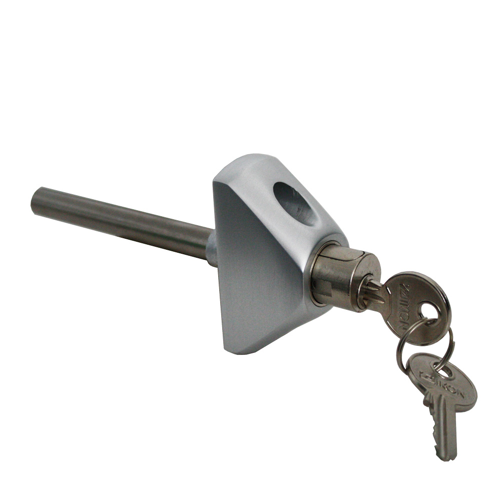 Fenstersicherung mit sichtbaren Schraublöchern mit 100 mm langem Bolzen / Nr. 167V-F1