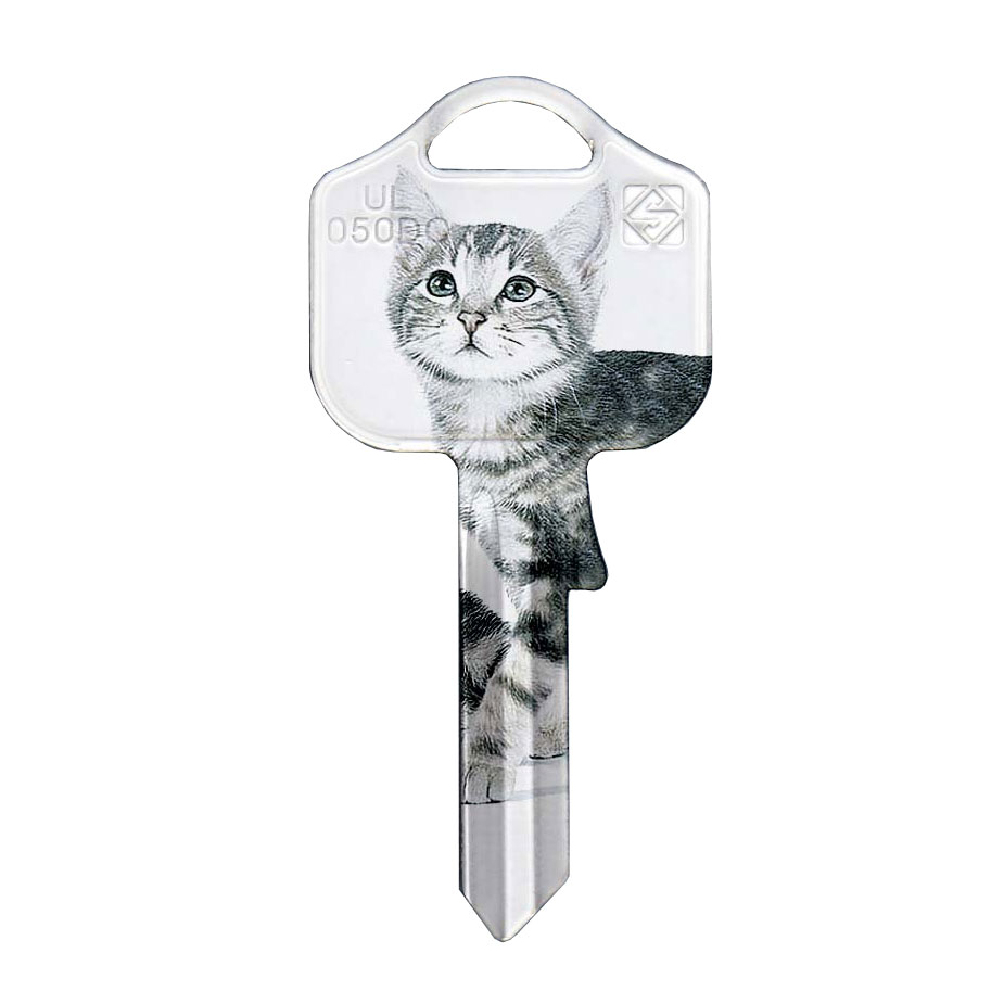 Universal-Schlüsselrohling "Katzen-Motiv" 