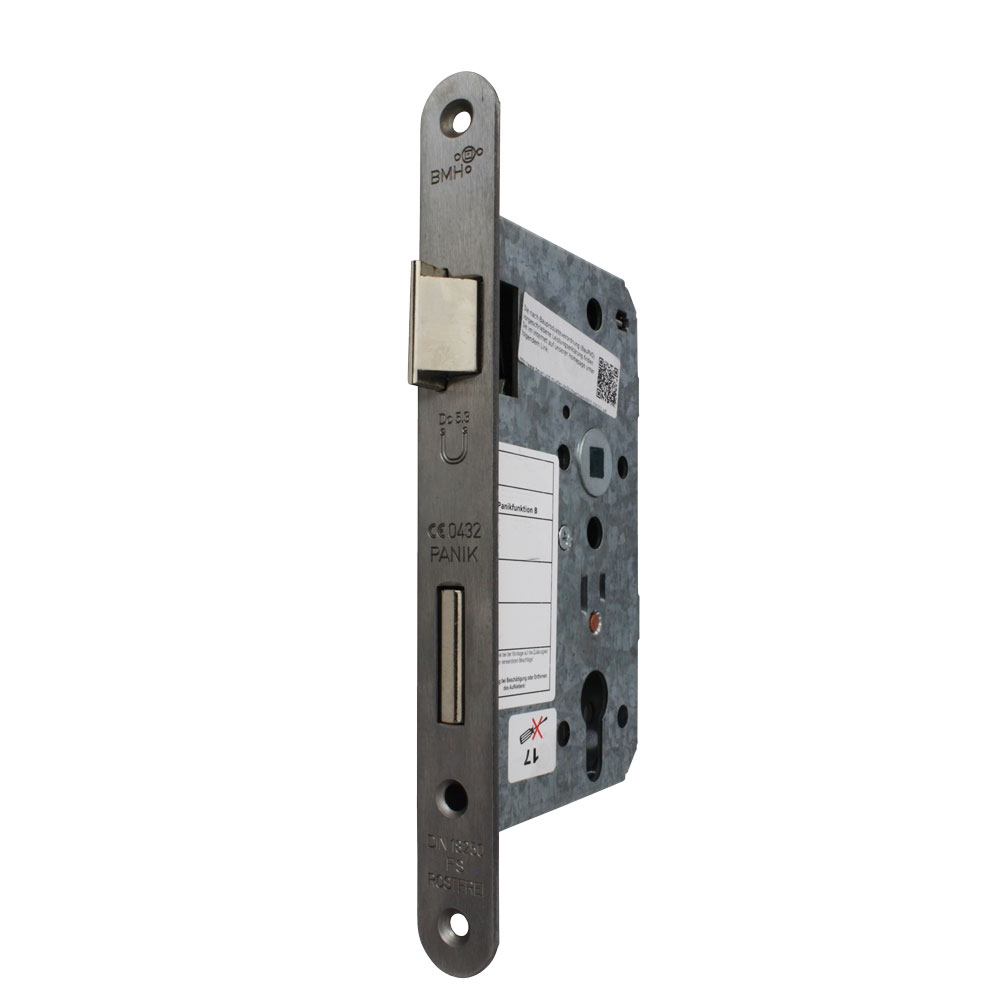 Panik-Hauptschloss für Panik-Dreifallenschloss/DLS 65 Dorn / 24 mm Stulp / 9 mm Nuss / geteilte Nuss