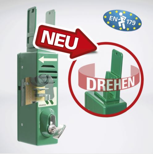 Fenster-Türwächter inkl.Profilhalbzylinder (30/10) grün (RAL 6029) / SERIE "PUR"