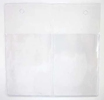 Klarsicht Doppeletui für 2 Sicherungskarten (1 Set = für 2 Sicherungskarten)