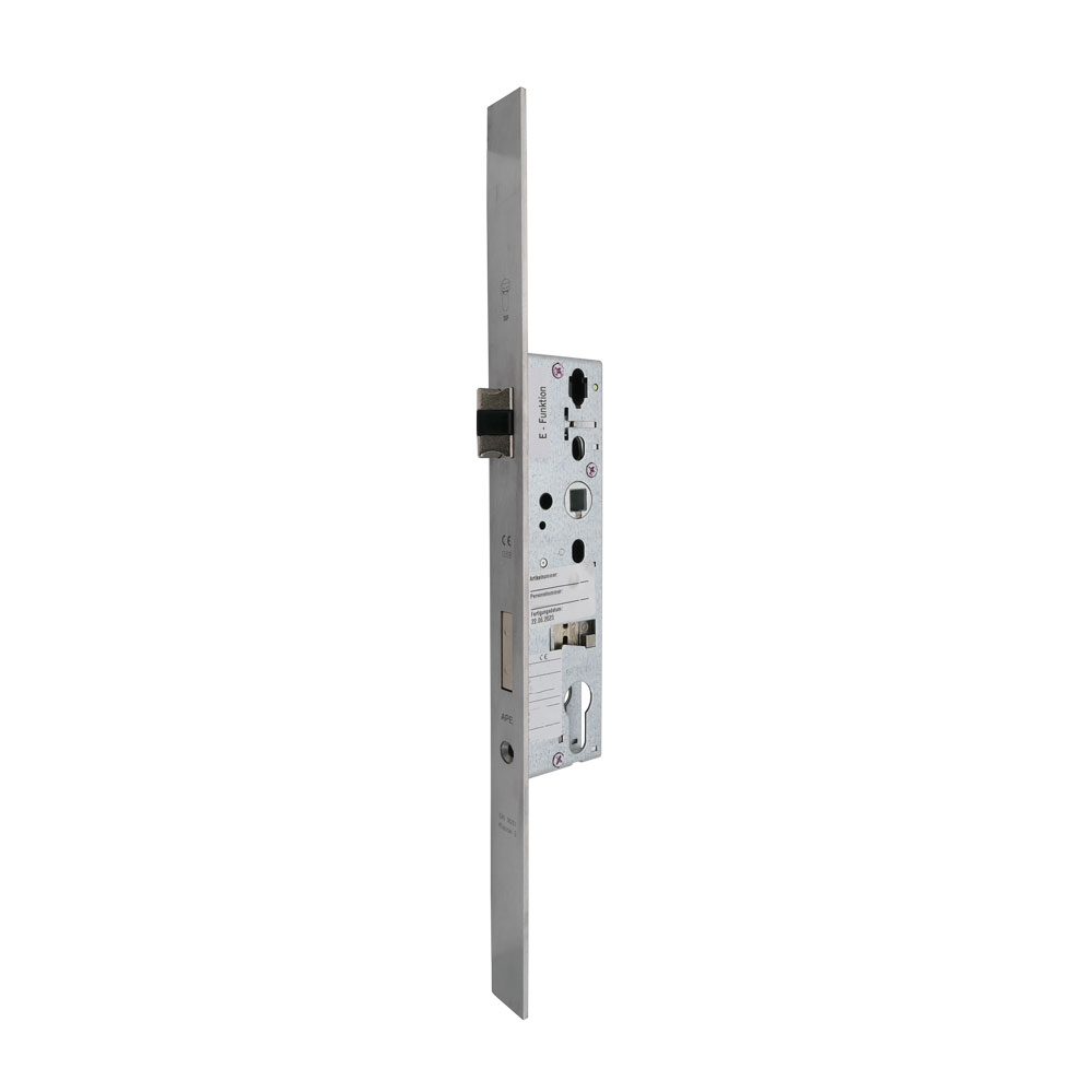 Rohrrahmenschloss mit Reparatur-Stulp 400x24x3mm/ mit Panikfunktion "E" / 30 Dorn / 92 mm / 9 mm