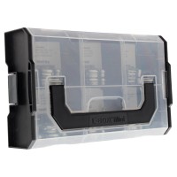 Schneckengehäuse Sortimentskasten bestückt mit 12 Schneckengehäusen (6 x 2 Stück)