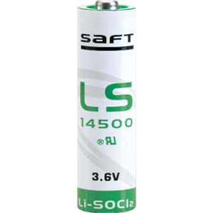 Speicherbatterie / Industriezelle / 3,6V LS14500-AA / Kapazität: 2.600 mAh