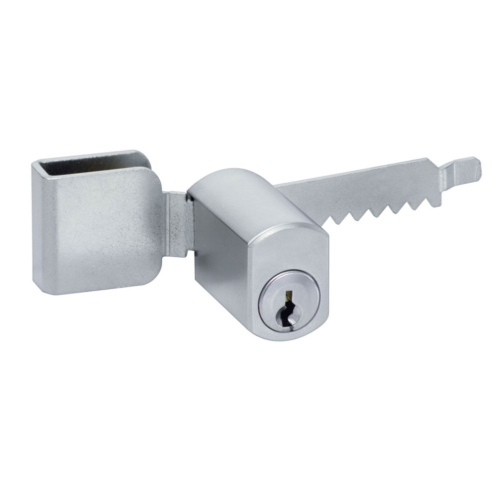 Glasschiebetürschloss / mit 2 Schlüssel / Nr. 2999 gleichschließend / für Glasstärke 4- 8 mm