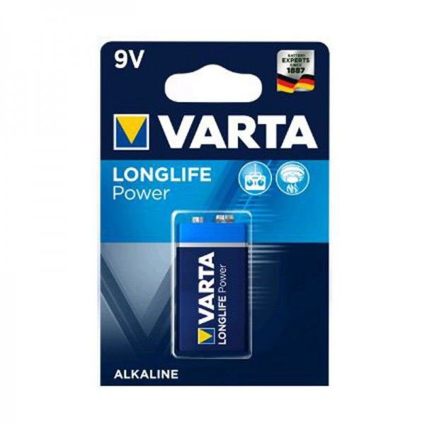 VARTA - Longlife Power Batterie / 9V-Block 9-V-Block (4922) geblistert