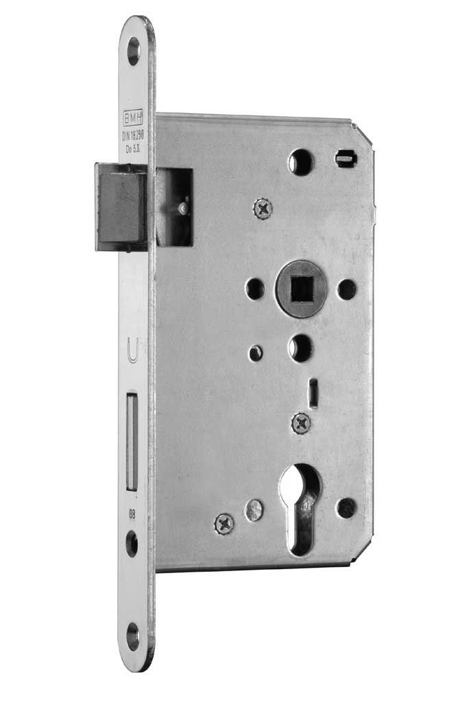 FH-Einsteckschloss für Feuerschutzabschlüsse DLS / Nr. 1000 / 72 mm / 9 mm / 65 Dorn / 24 mm Stulp