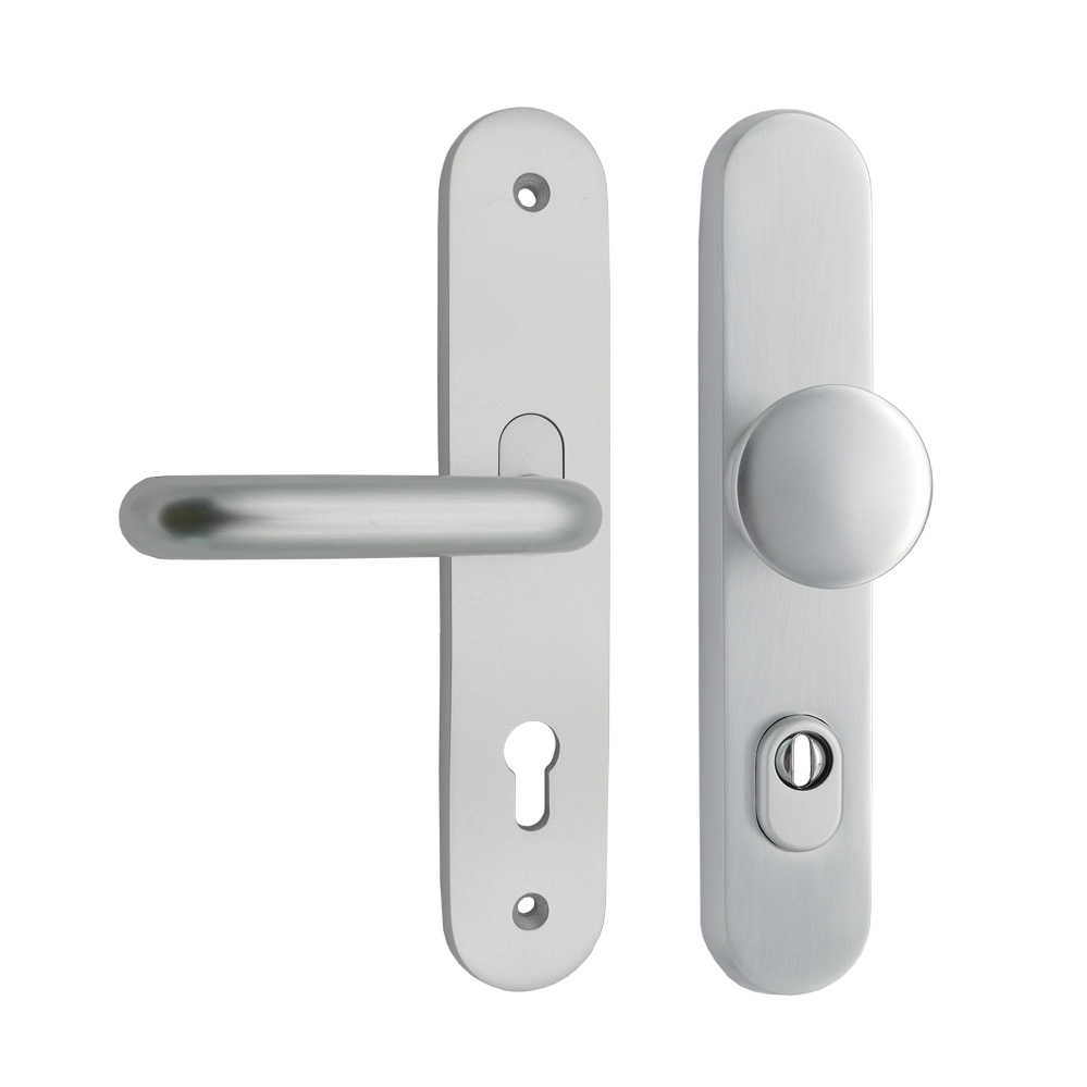 Kernziehschutzbeschlag mit Knopf 72/92 mm verwendbar / F1 / Nr. 3700WG