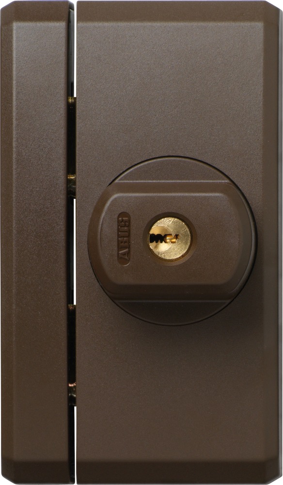 ABUS Fenster-Zusatzschloss Nr. FTS96 B VDS u. nach DIN 18 104-1 + SKG*** / Farbe: braun ABUS Fenster-Zusatzschloss Nr. FTS96 B VDS u. nach DIN 18 104-1 + SKG*** / Farbe: braun