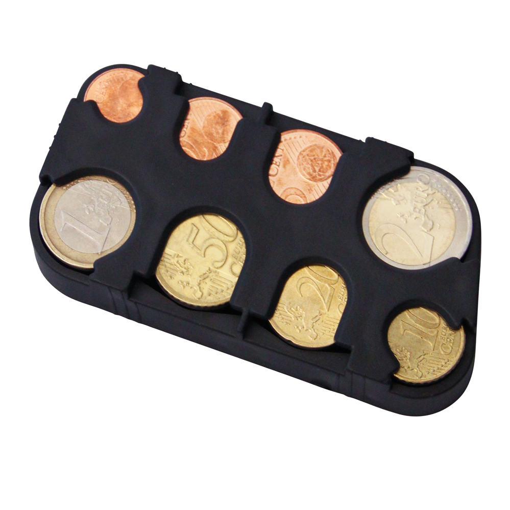 Münzhalter für Kleingeld mit 8 Aussparungen: SONDERNETTOPREIS