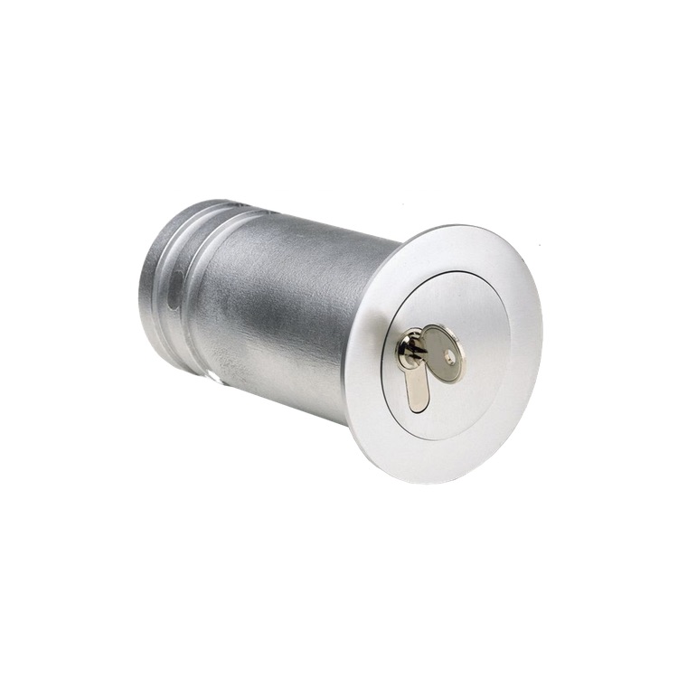Schlüsselsafe vorgerichtet für Profilhalbzylinder Gehäusedeckel aus Edelstahl / Abm.: 75 x 150 mm