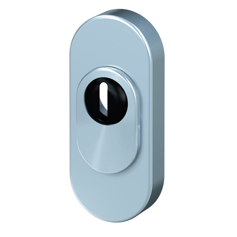 Kernziehschutzrosette / NIRO / Zyl.-vorst. 8-15 mm passend zu Panzerriegel PR800/900 / Edelstahl Kernziehschutzrosette / NIRO / Zyl.-vorst. 8-15 mm passend zu Panzerriegel PR800/900 / Edelstahl