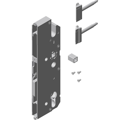 KFV ONE Reparatur-Hauptschloss-Set RHS RB1000 80-Dorn / 92mm / 10mm Drückernuss / Typ H
