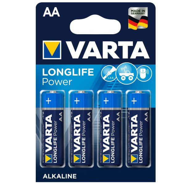 VARTA - Longlife Power Batterien / Mignon AA / LR6 Mignon AA (4906) / 1 Set mit 4 Stück !!! VARTA - Longlife Power Batterien / Mignon AA / LR6 Mignon AA (4906) / 1 Set mit 4 Stück !!!