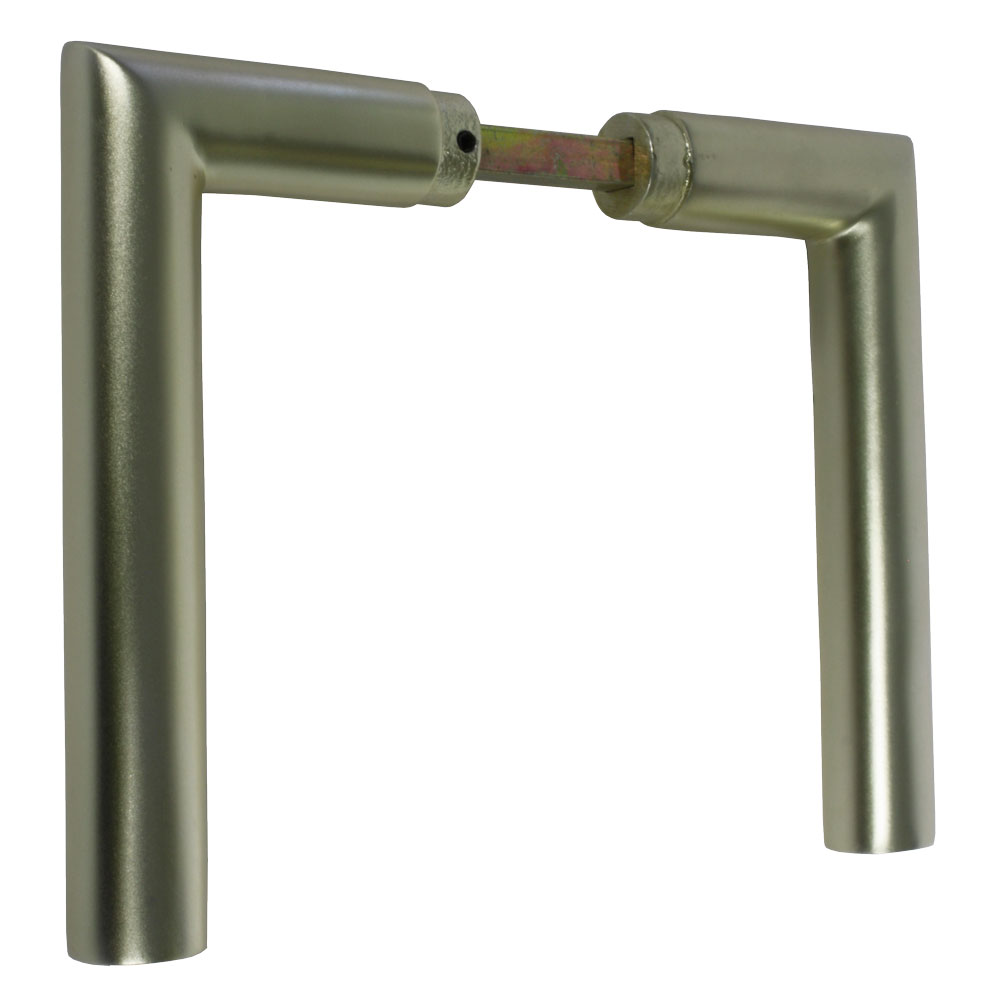 Drückerpaar / CL-Form / F2-eloxiert Nr. 4500 / 8 mm Vierkant