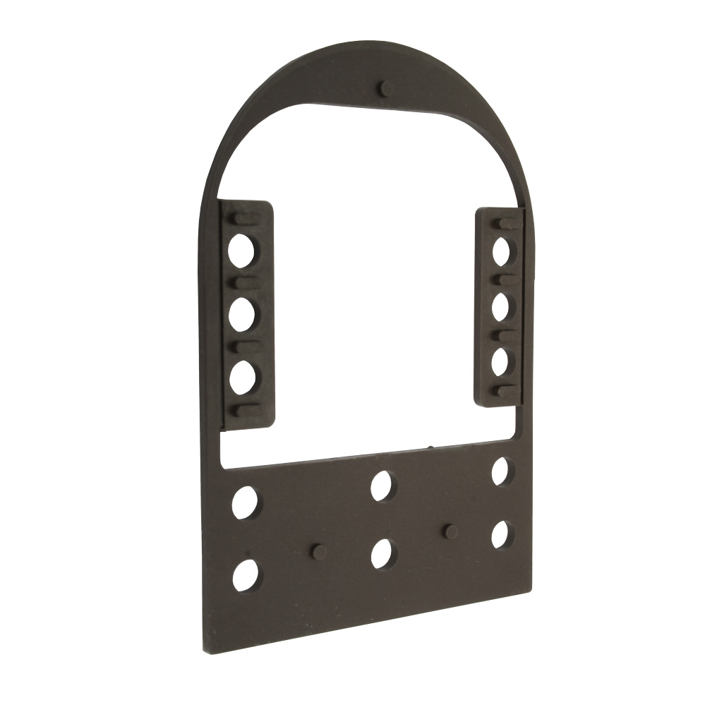 IKON-Schlosskastenunterlegplatten 2,5 mm dick / braun / 1 VE = 5 Stück IKON-Schlosskastenunterlegplatten 2,5 mm dick / braun / 1 VE = 5 Stück