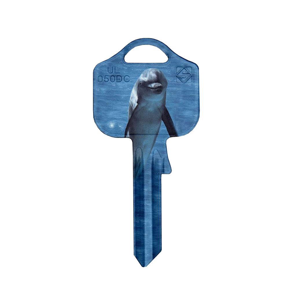 Universal-Schlüsselrohling "Delphin-Motiv"