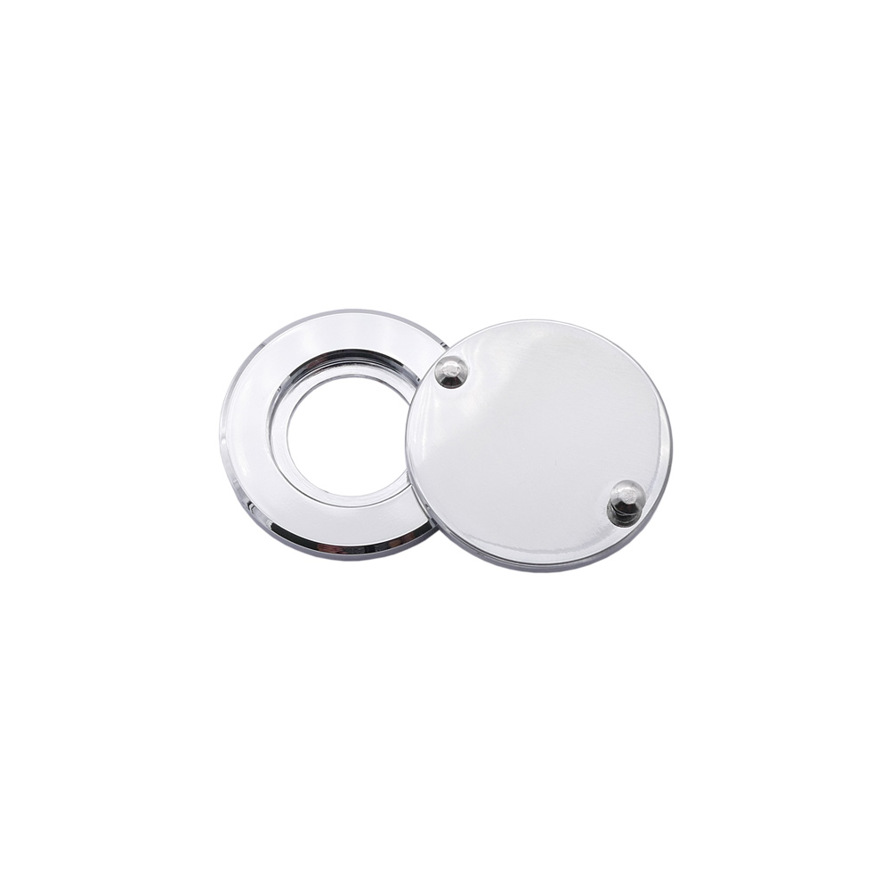 Türspionschließer passend zu 14 mm Türspion Serie "Deluxe" in verchromt / schwenkbar