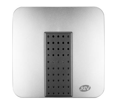 Elektronischer Gong / 8 Melodien einstellbar Lautstärke: max. 82dB / silberfarbig-grau