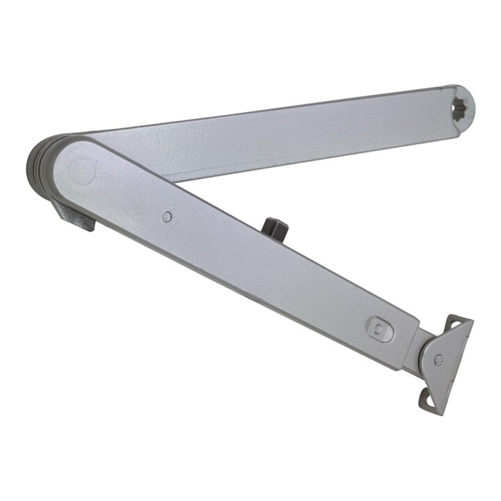 Feststellarm / Rastfeststellgestänge passend zu Dormakaba TS 73V + TS 83 / silberfarbig