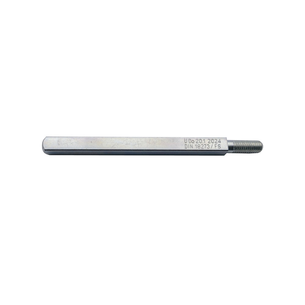 FH-Wechselstift 9 x 9 x 100 mm mit M8-Gewinde geprüft und gestempelt nach DIN 18273 FS