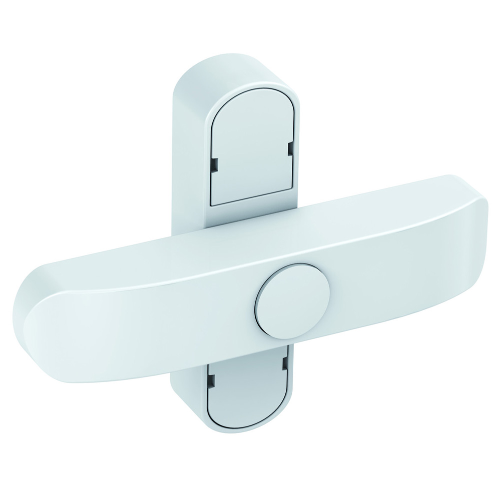 Fenster- und Fenstertüren-Zusatzsicherung / weiß für 2-flügel. Fenster- und Fenstertüren Nr. FS500