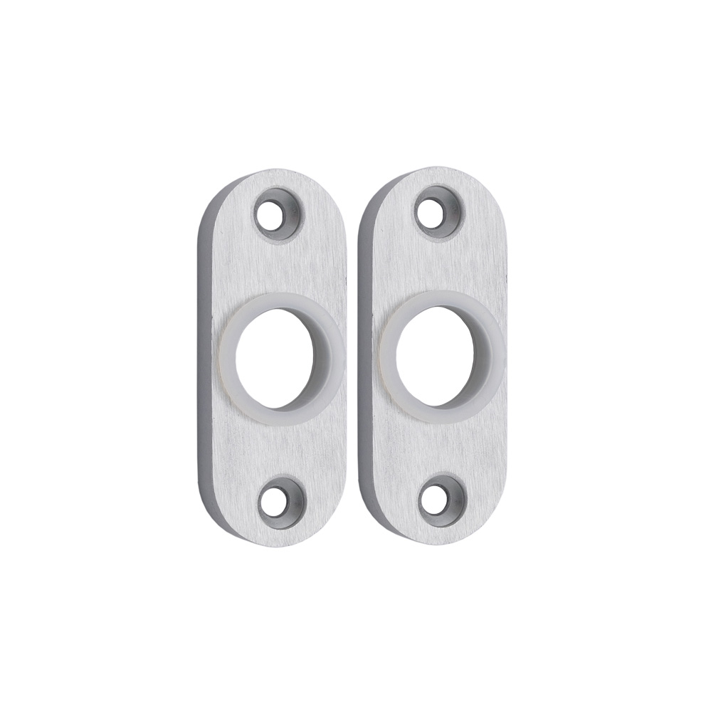 Drückerrosette / oval / F1-eloxiert