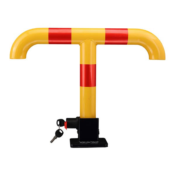 Abschließbare Parkplatzsperre umlegbar / Abmessung: Durchmesser: 60 mm