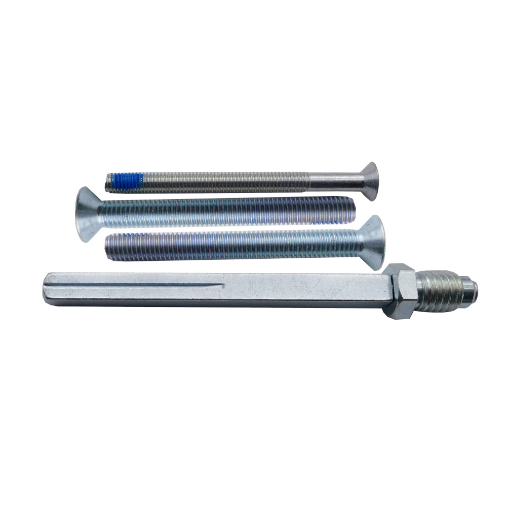 8 mm Zubehörpaket passend für Türstärke: 72-77 mm für Sicherheits-Garnitur mit Griffplatte / 72 mm