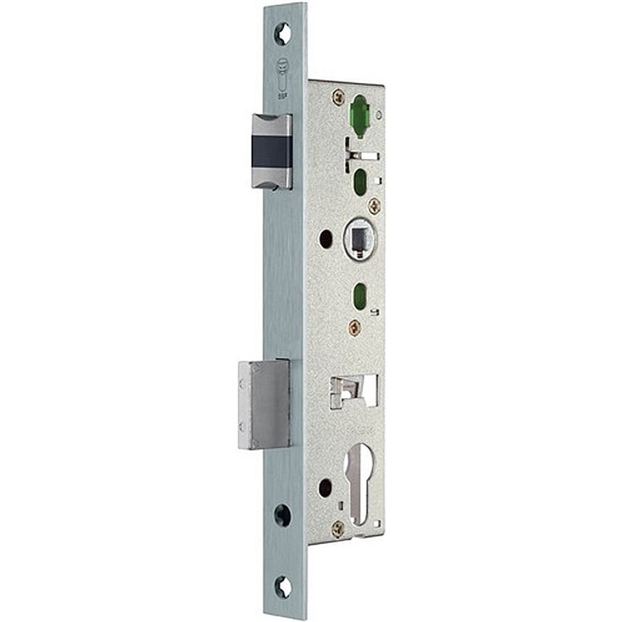 Rohrrahmenschloss mit Panikfunktion "D" / DLS 30 Dorn / 92 mm / mit 9 mm geteilter Nuss