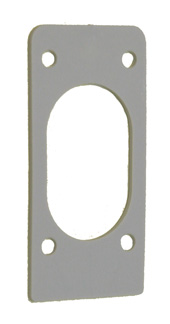 Unterlegplatten 2 mm / für Regenschutz- rosette in Polyamid 6 / RAL 7035 Unterlegplatten 2 mm / für Regenschutz- rosette in Polyamid 6 / RAL 7035