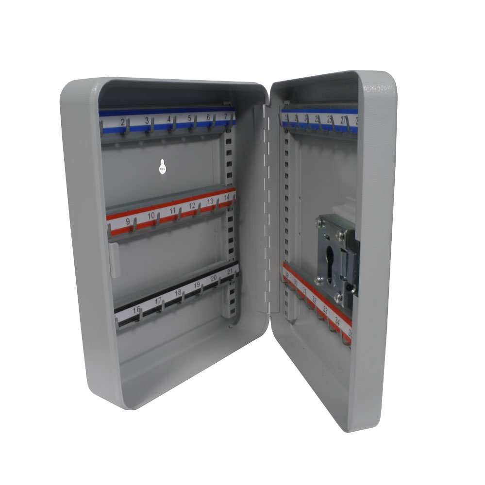 Schlüsselkasten mit 35 Haken Profilhalbzylinder vorgerichtet /300x240x80