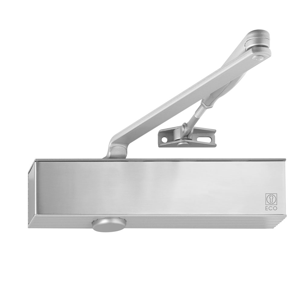 Türschließer mit Scherengestänge Nr. TS-50 / Größe 2-6 silber / Maximale Türbreite : 1400 mm