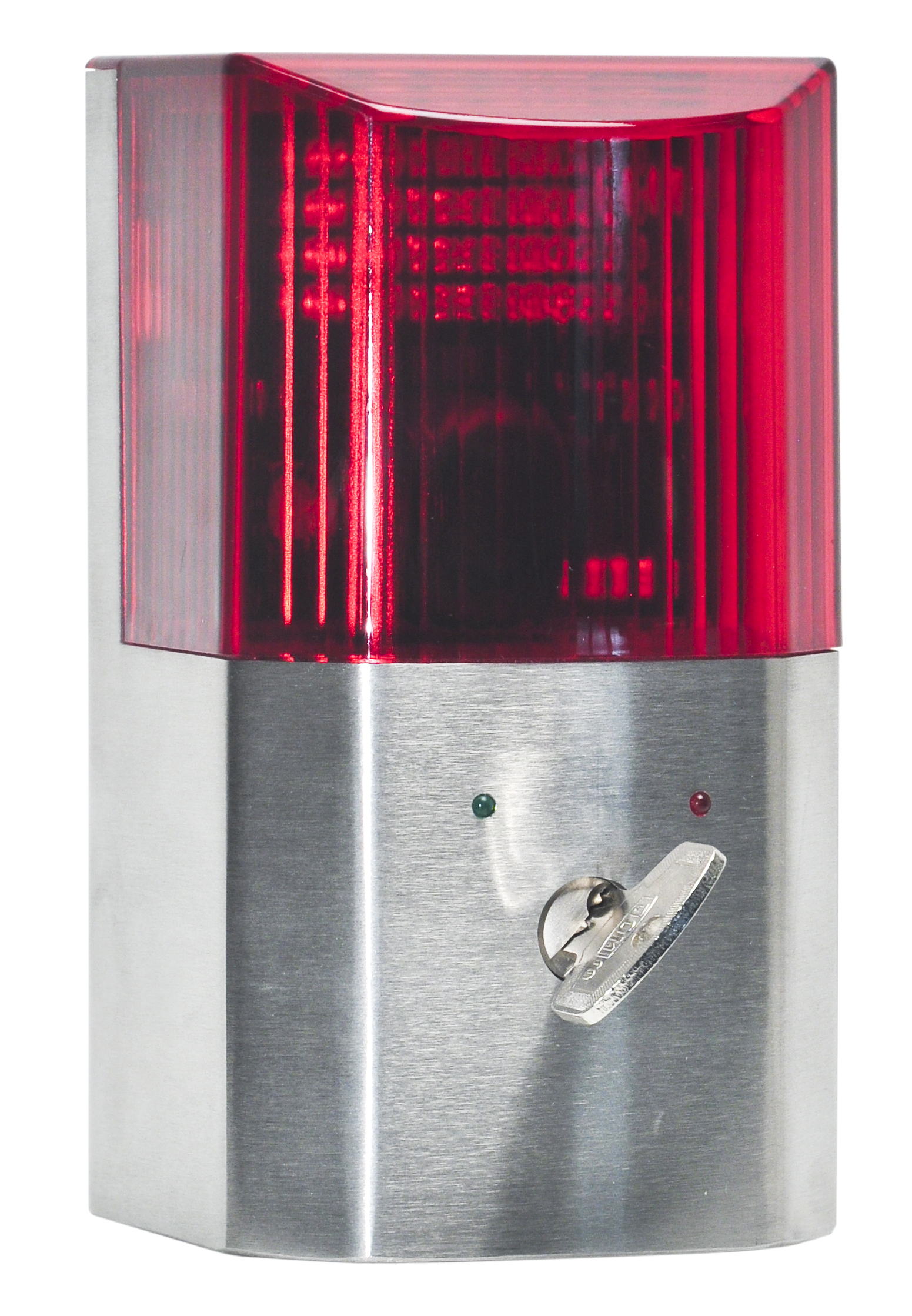 Tagalarm / inkl. 2 Schlüssel / mit eingebautem PHZ inkl. Steckernetzteil / in Edelstahlgehäuse