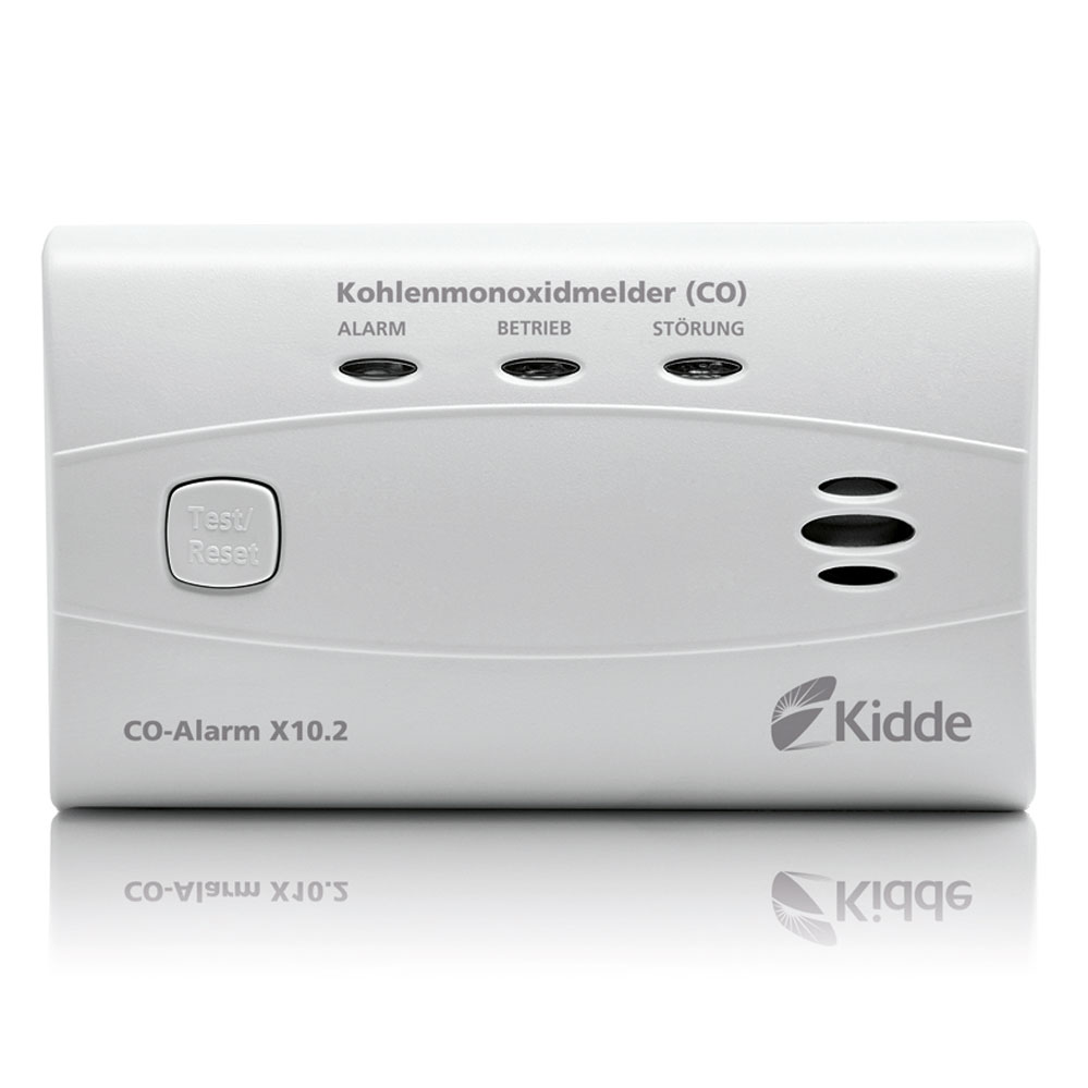 CO-Melder / Kohlenmonoxidmelder / weiß / Nr.X10.2 / gem. EN 50291:2010