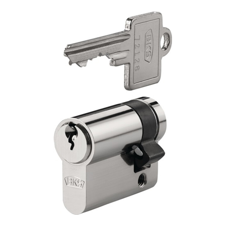 BKS Profilhalbzylinder Nr. PZ 8900 Länge: 27/10 mm - verschiedenschließend