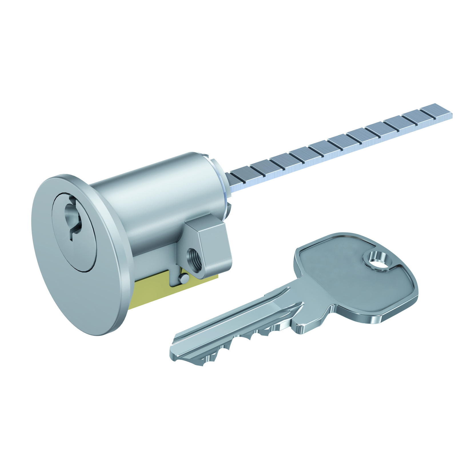 Außenzylinder, Messing matt vernickelt verschiedenschließend / mit je 3 Schlüssel Außenzylinder, Messing matt vernickelt verschiedenschließend / mit je 3 Schlüssel