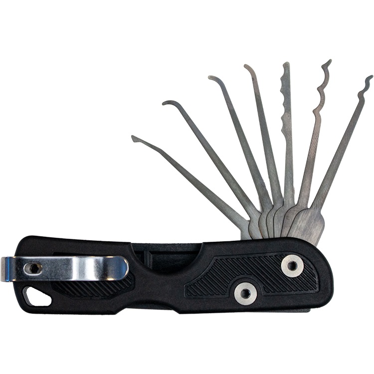 Das LOCKMASTER® Taschenmesser Pickset / schwarz