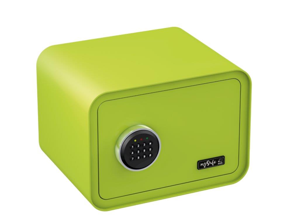Elektronik-Möbeltresor "mysafe" Farbe: Apfelgrün Elektronikschloss mit Zahlencode Elektronik-Möbeltresor "mysafe" Farbe: Apfelgrün Elektronikschloss mit Zahlencode