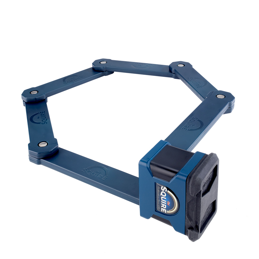 Stronghold-Faltschloss Nr. FL/850 mit kompakter Fahrradhalterung inkl. Tragebügel Stronghold-Faltschloss Nr. FL/850 mit kompakter Fahrradhalterung inkl. Tragebügel